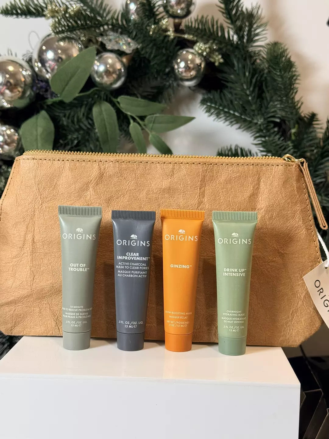 4pc Orgins Mini Skincare Set in Gift Bag thumbnail