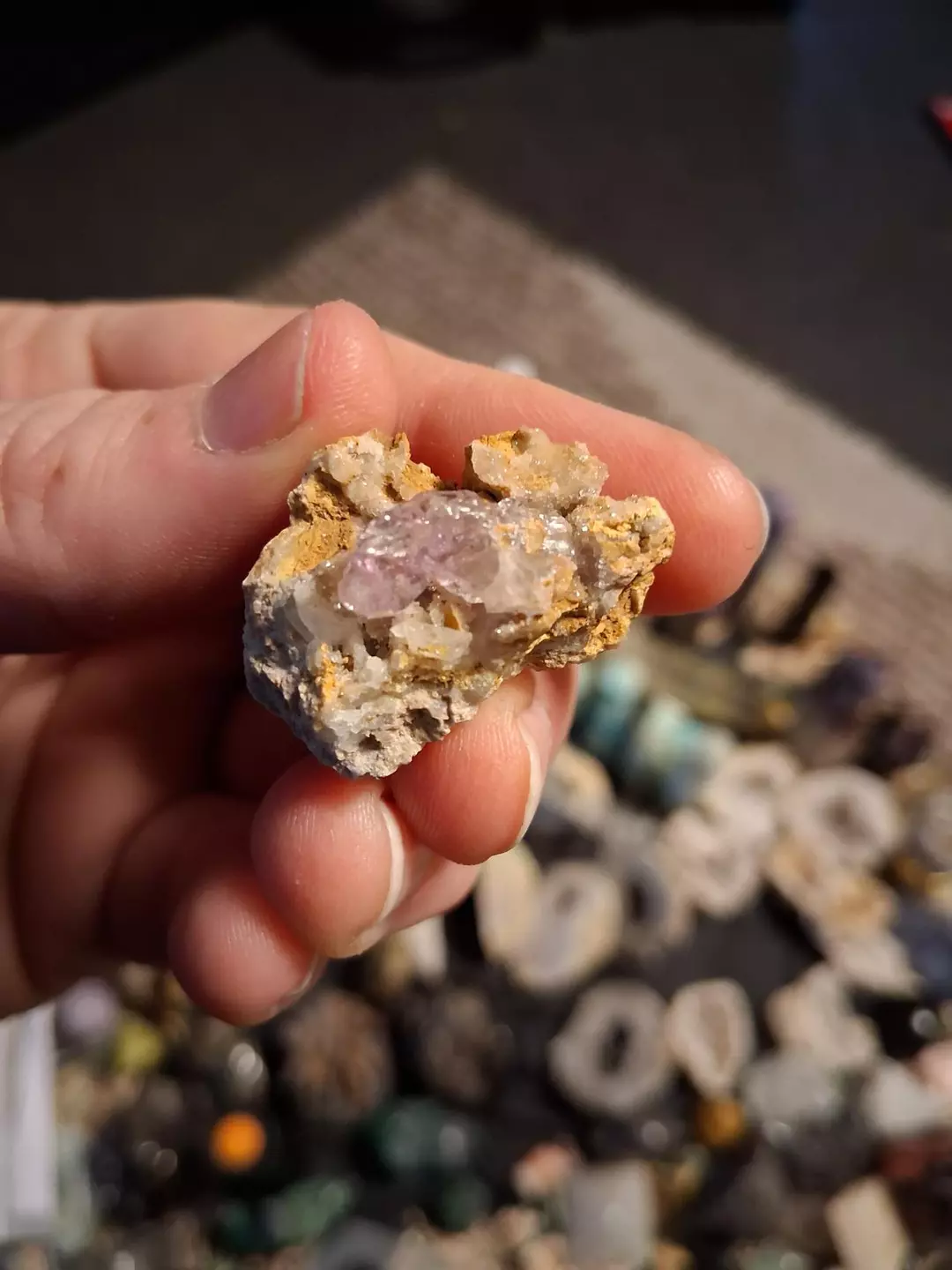 Raw amethyst in matrix  thumbnail