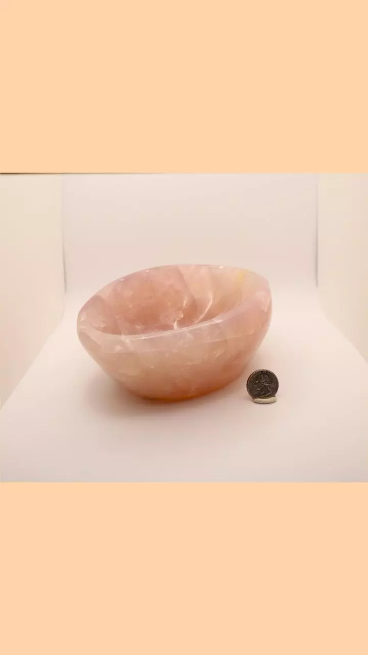 LG Rose Quartz Bowl *OP $228* thumbnail
