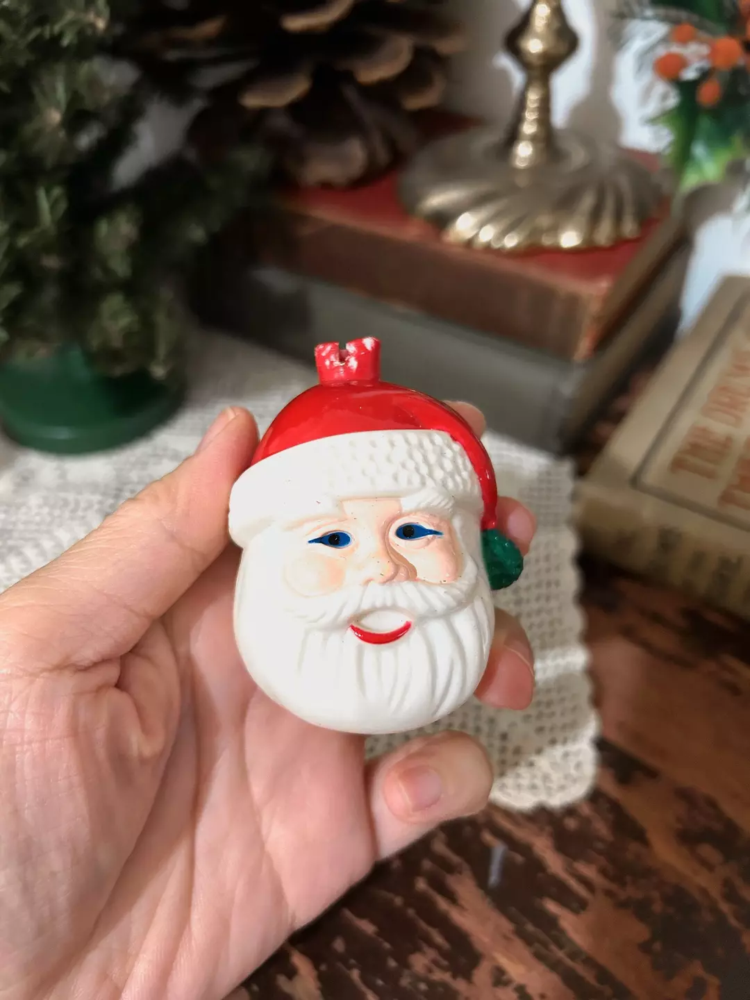 Plastic Santa Cracker Jack toy  thumbnail