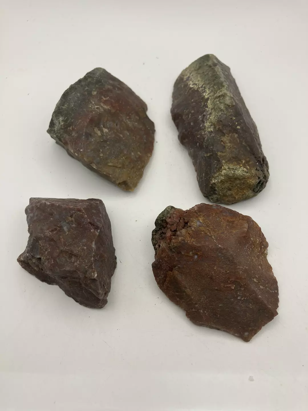 Maury Mountain Moss Agate - Red - 4PCS - 14.45oz thumbnail