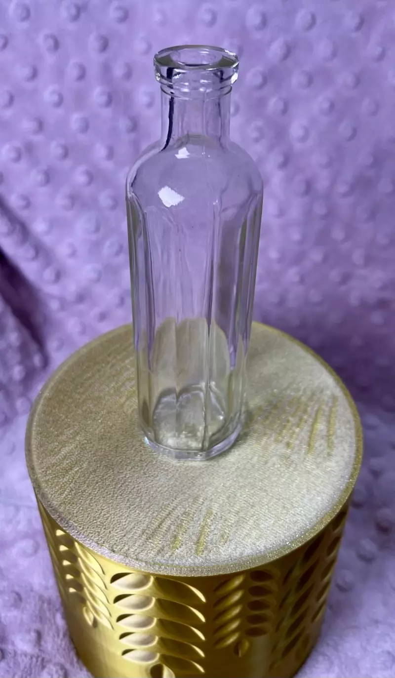VB17. 🧪💀 ANTIQUE CARBONA CLEANING FLUID BOTTLE 💀🧪12-SIDED GLASS CHAOS EDITION thumbnail