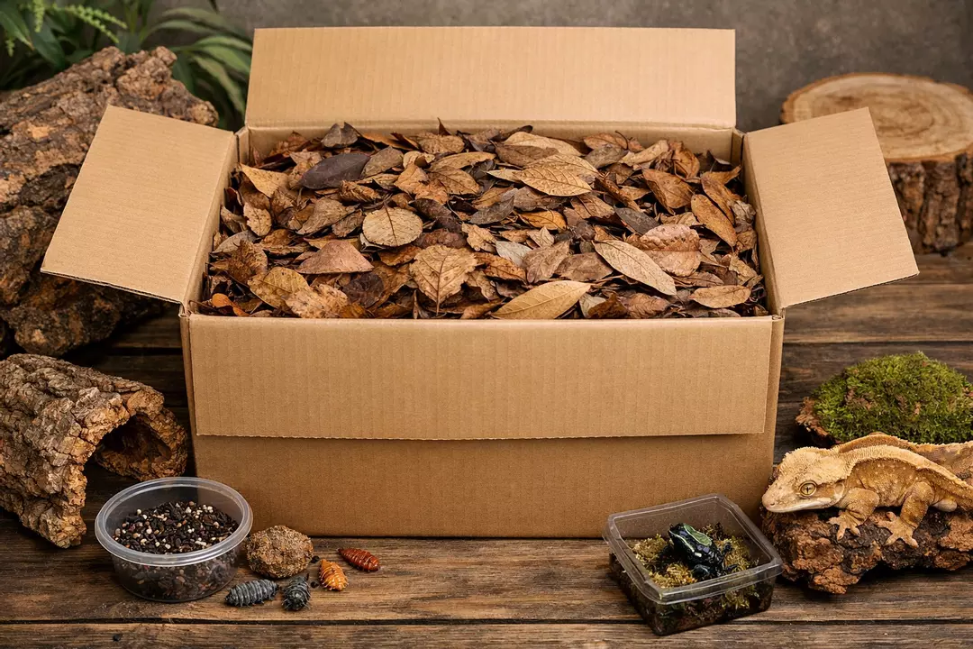 Premium Reptile Leaf Litter – 14–16 Gallons | Cleaned & Ready for Bioactive thumbnail