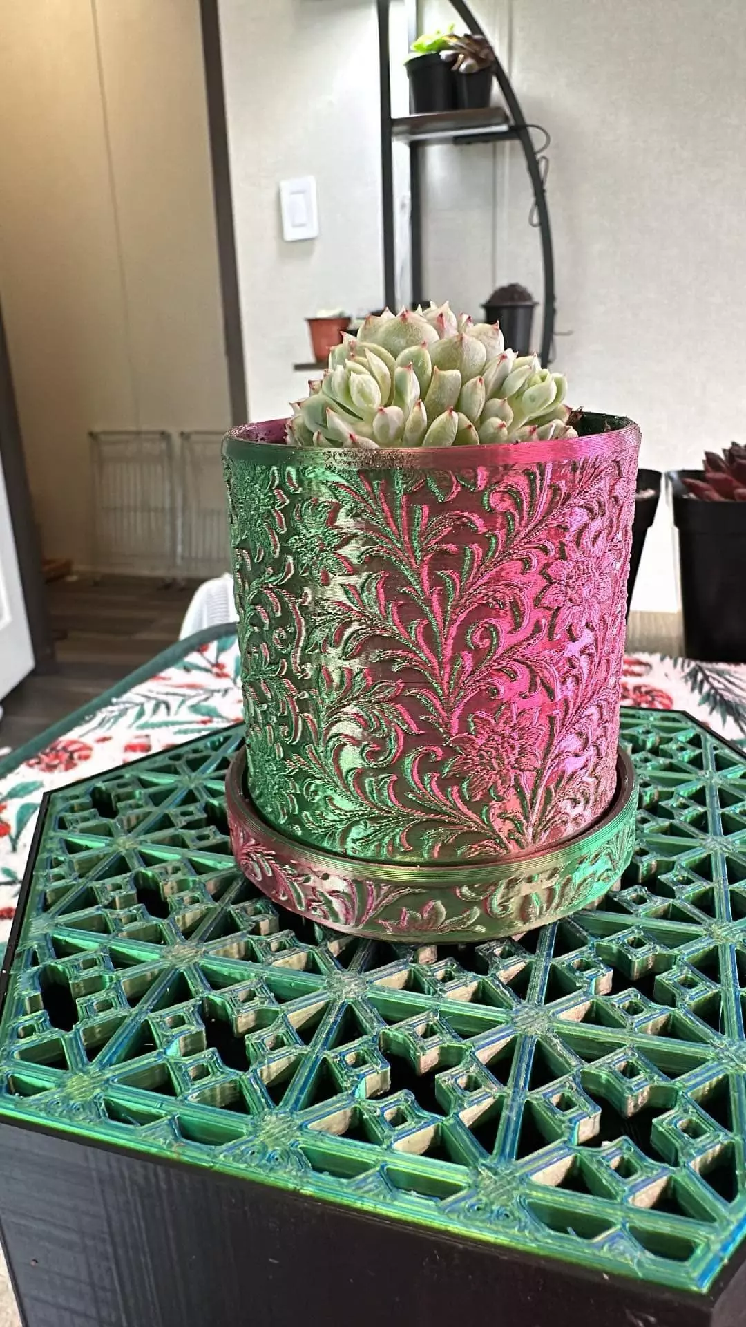 Mini pot with plant thumbnail