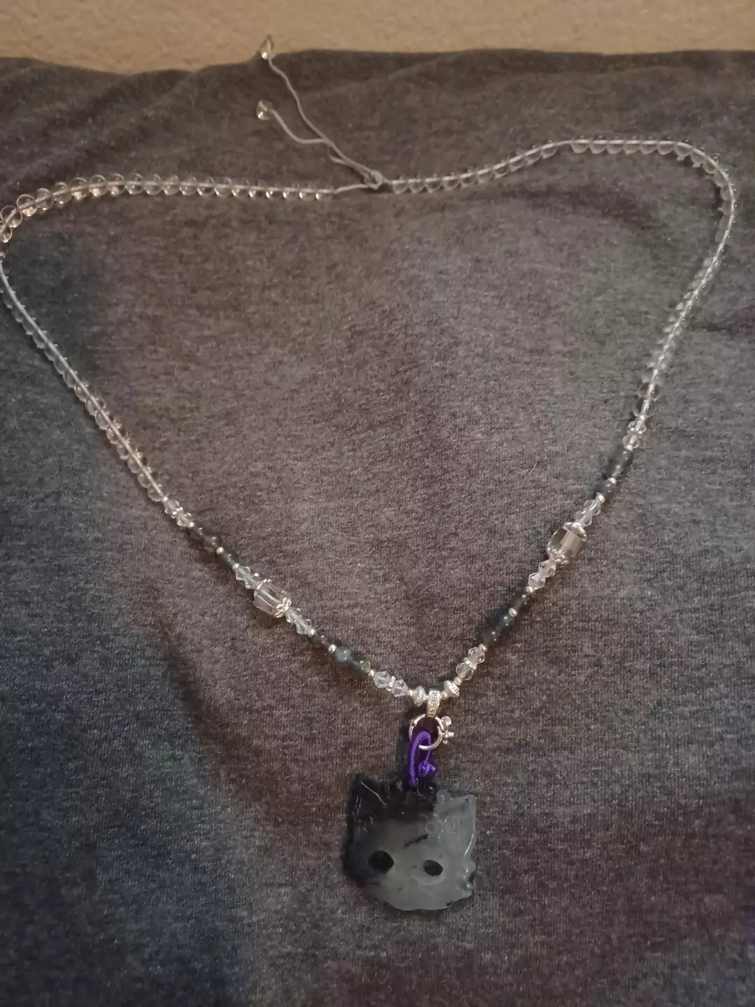 Labradorite, Quartz Crystal and Glass w/ detachable Pendent (you get to choose) thumbnail