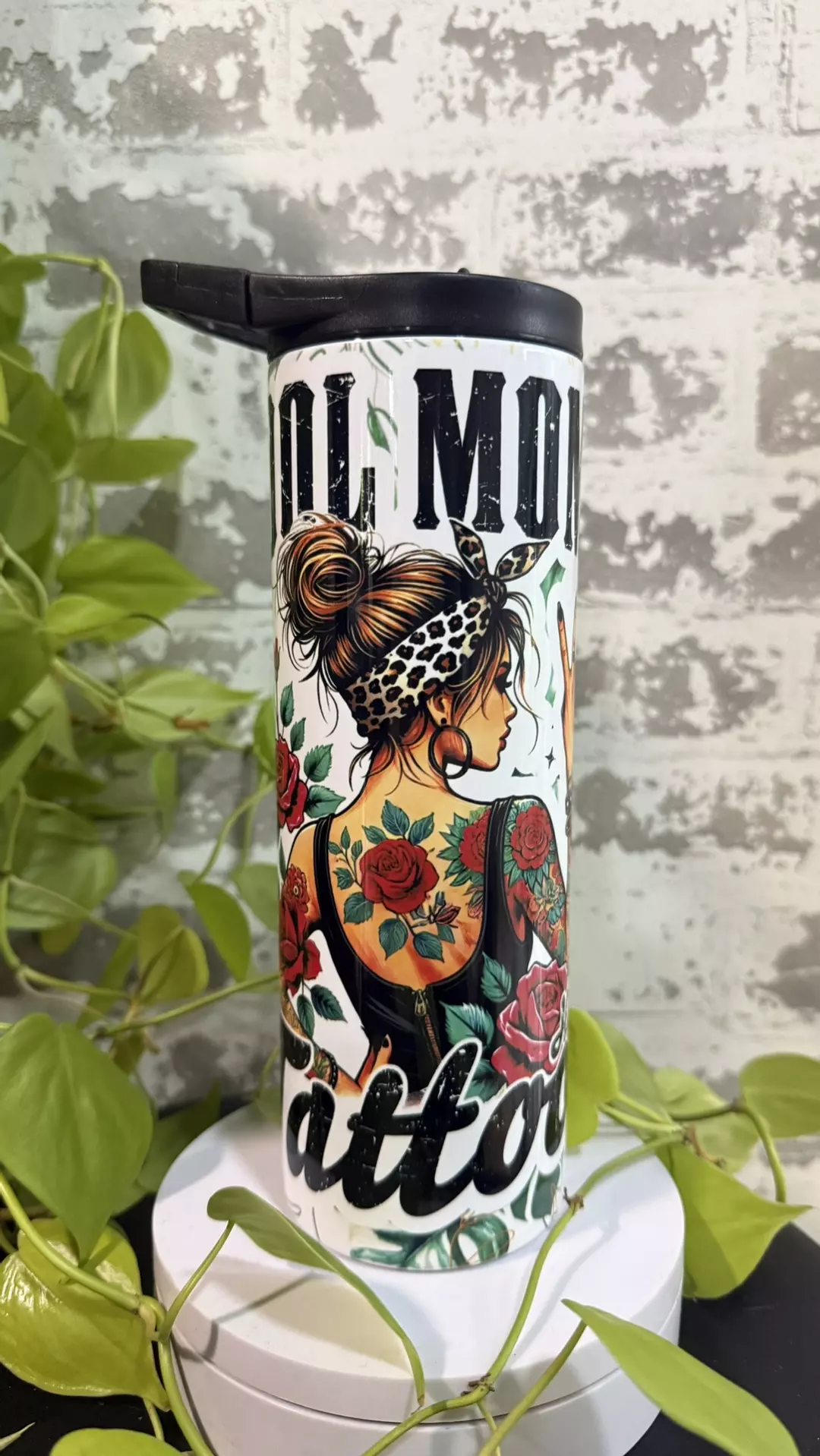 20oz Tumbler - Cool Moms Have Tattoos thumbnail