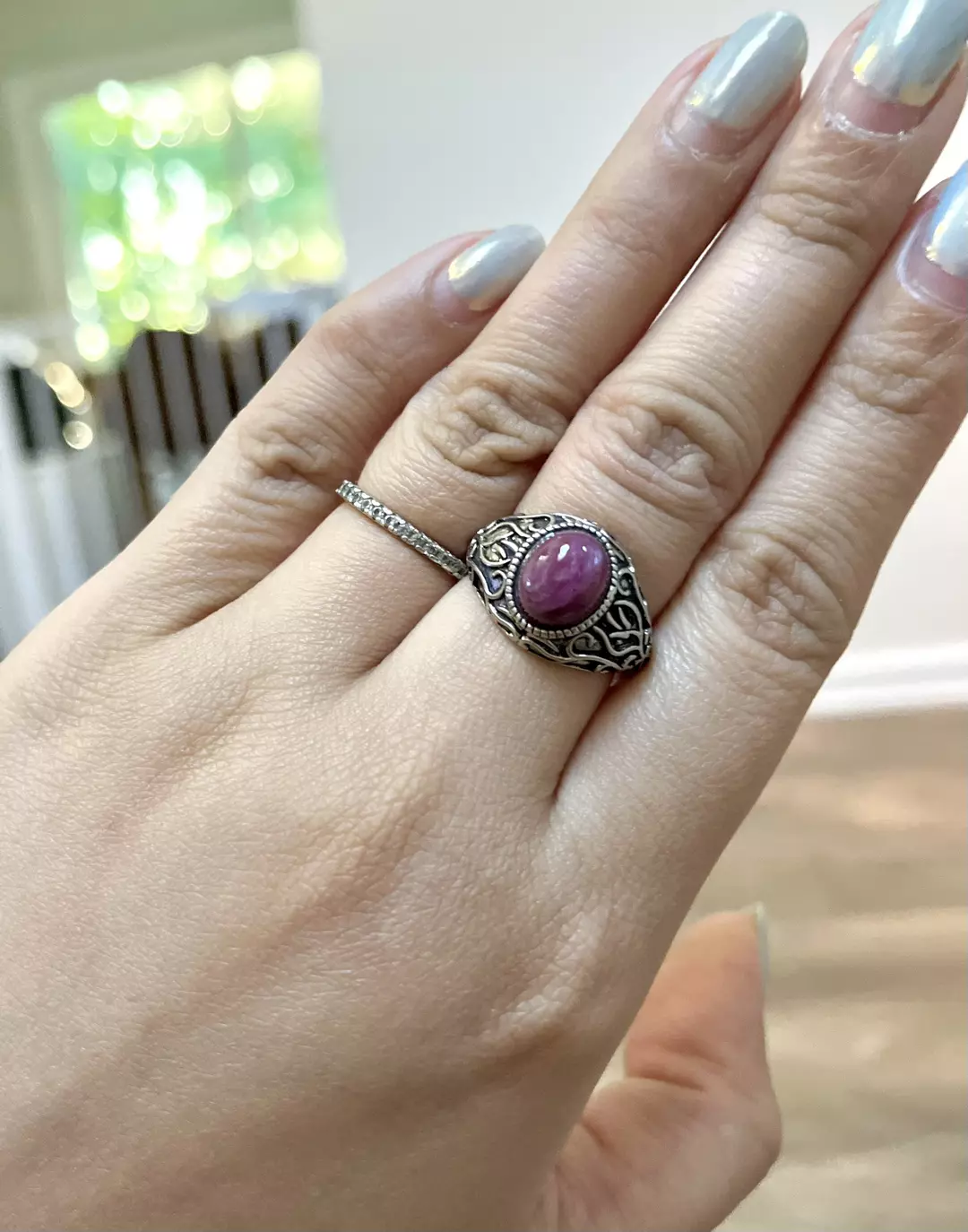 Ruby Adjustable Plated Ring A was $14 thumbnail
