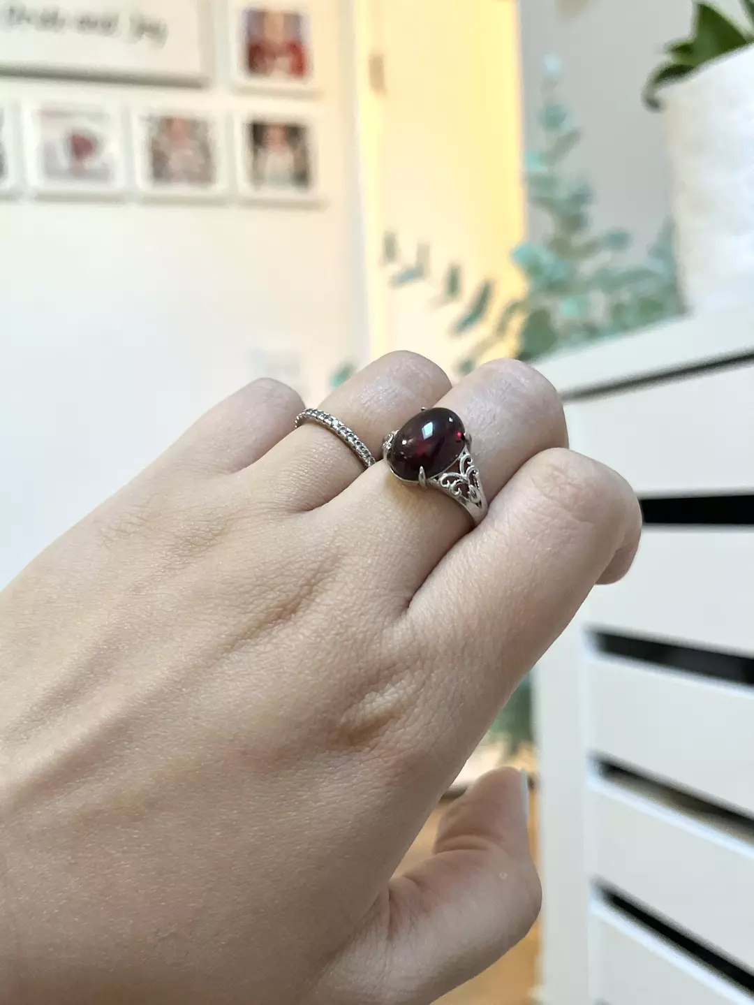 Blood Amber Adjustable Plated Ring was $14 thumbnail