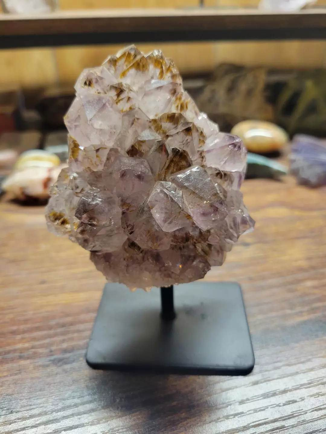 Amythest with iron inclusions thumbnail