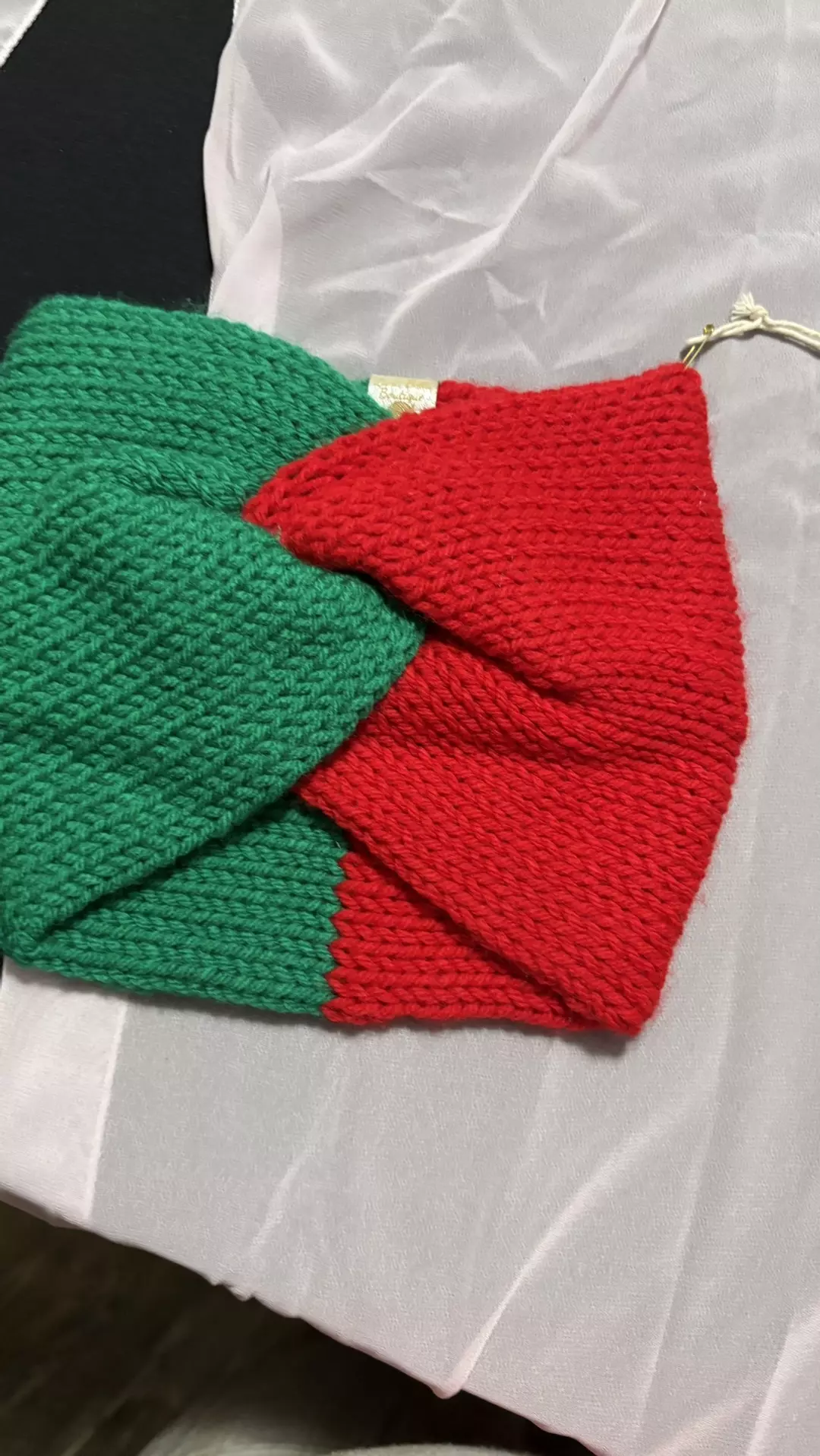  Green and red Christmas ear warmer thumbnail