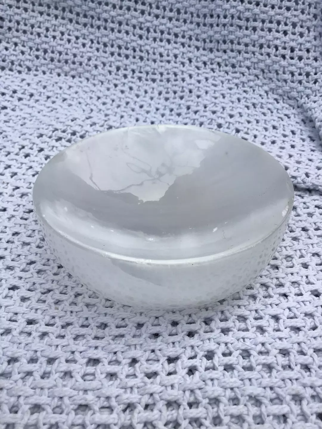 Crystal cleansing Selenite bowl - originally $20 thumbnail