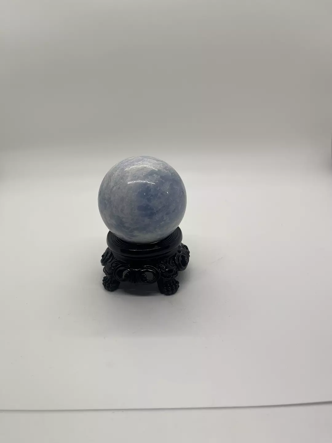 Blue calcite sphere thumbnail