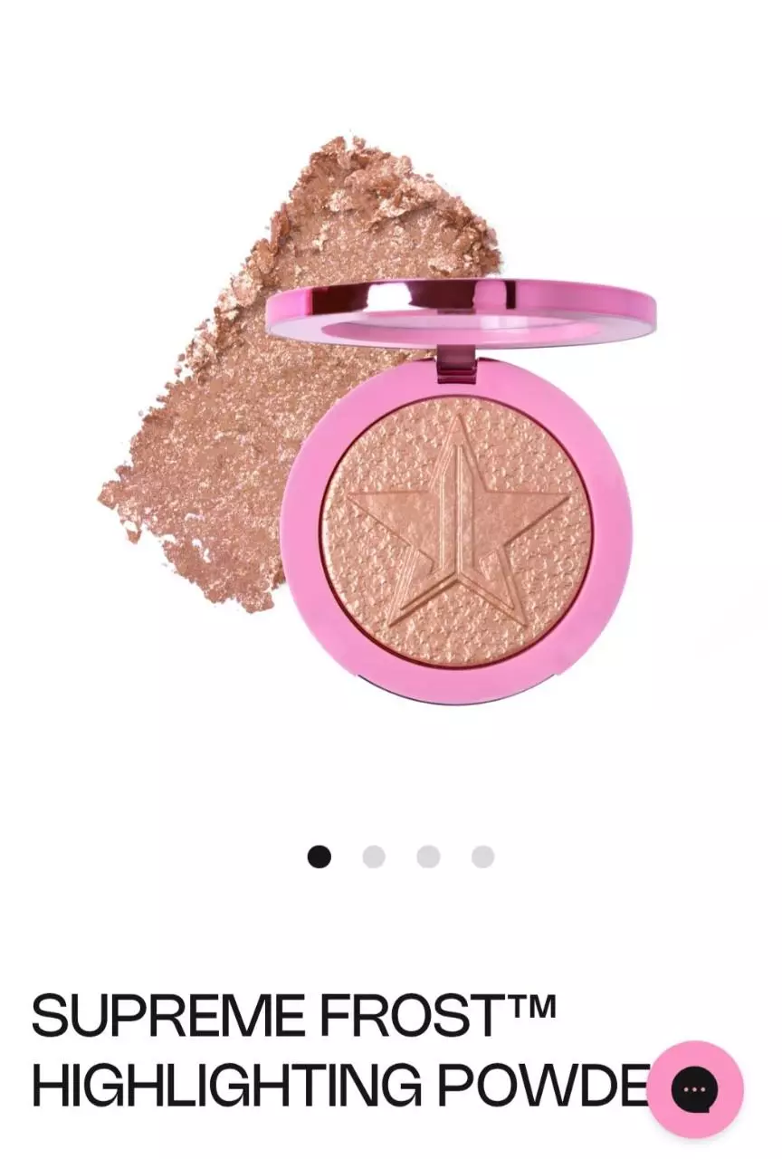 Jeffree Star - supreme frost highlighting powder- Champagne C*nt - (Retail $32) thumbnail