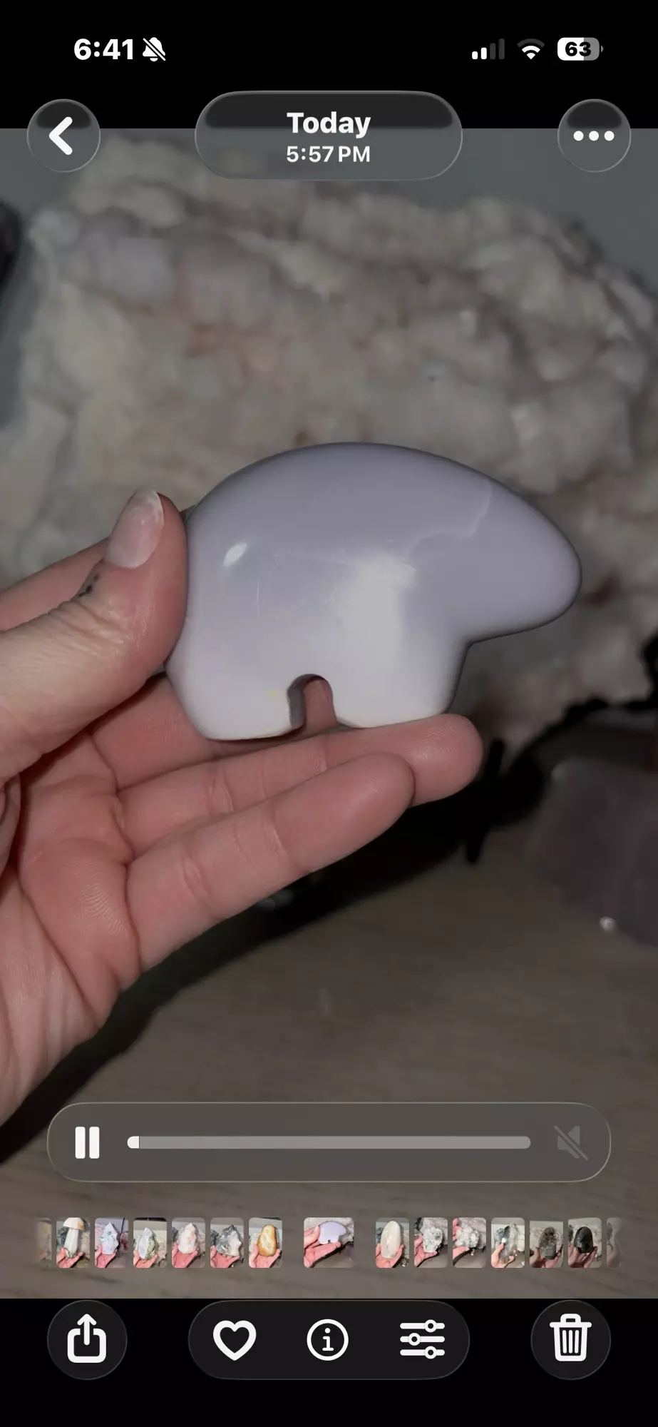 Lavender flourite bear  thumbnail