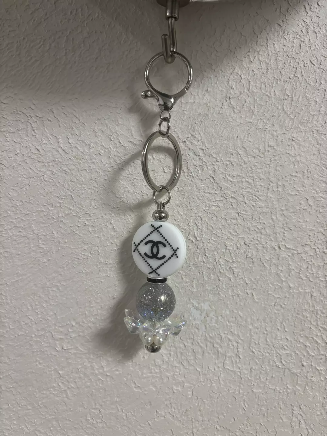 White c keychain thumbnail