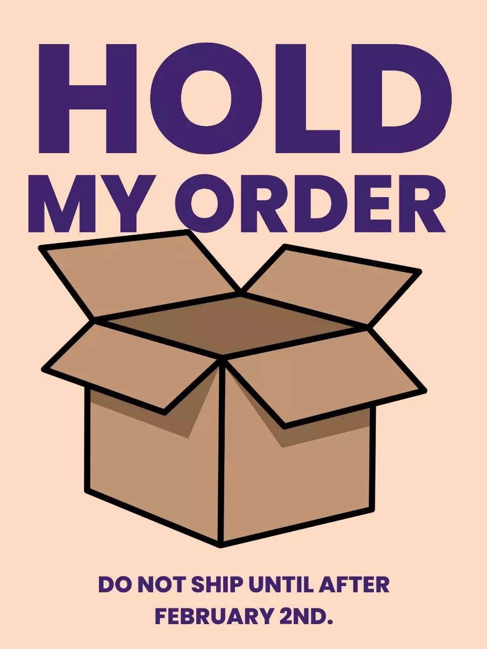Hold my order thumbnail