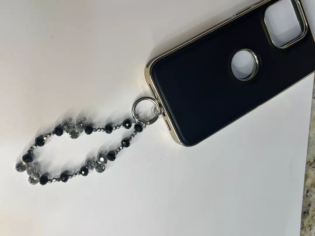 Phone chain wristlet (case not included but compatible with android and iPhone cases)  thumbnail
