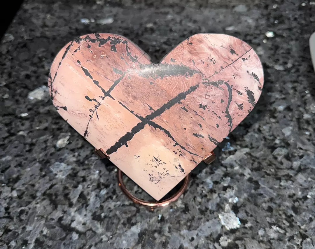 Pink Picture Jasper Heart thumbnail