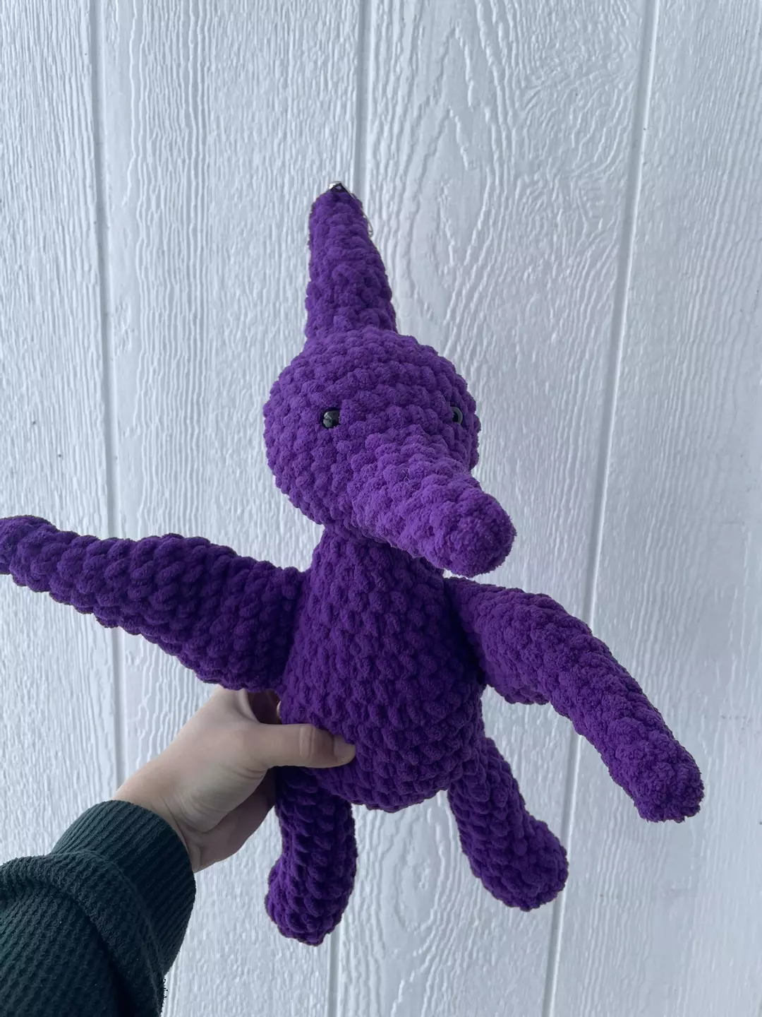 Purple Pterodactyl Dinosaur Plushie thumbnail