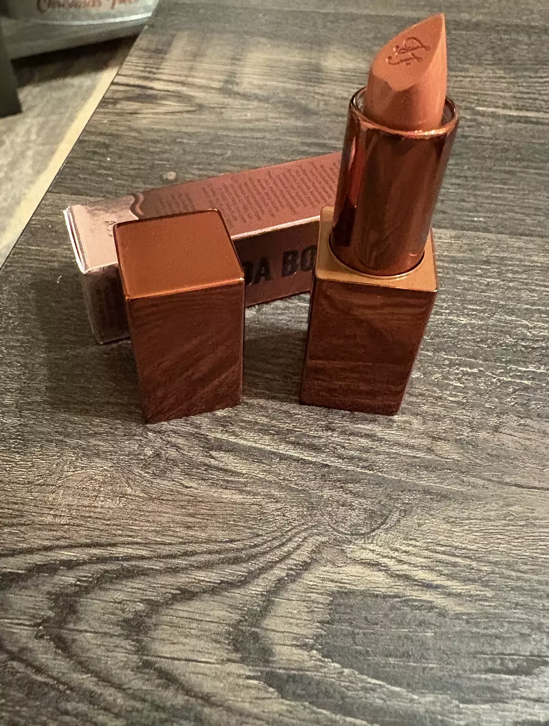 Too Faced Cocoa Bold Em-Power Cream Lipstick GANACHE Full Size NWOB New thumbnail