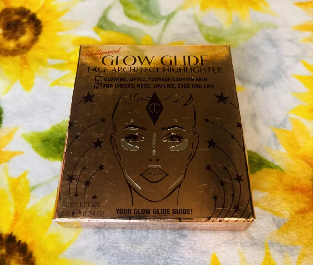 $50 MSRP Charlotte Tilbury Hollywood Glow Glide Face Architect Highlighter thumbnail