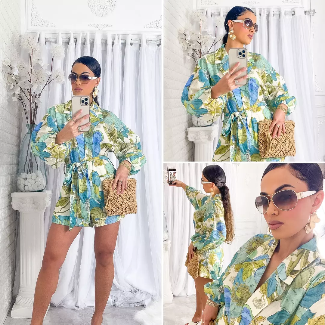 Luxe Floral Romper thumbnail