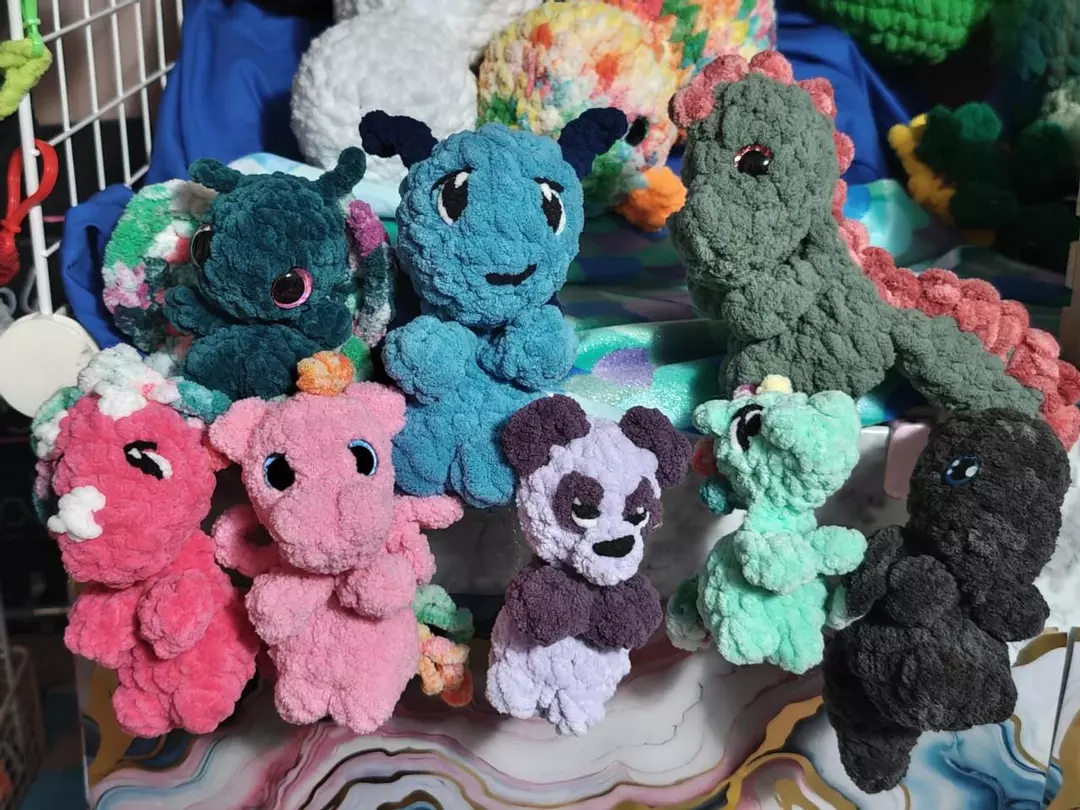Handmade Crochet Misc. Worry Buddy Plushies thumbnail