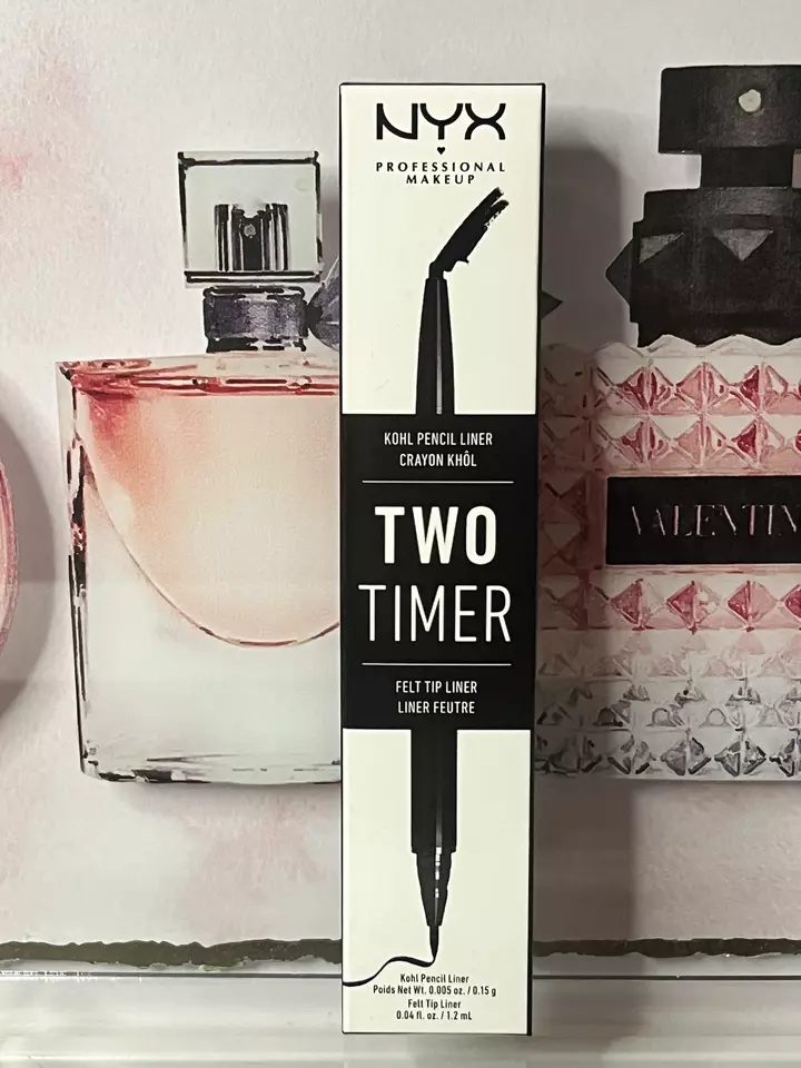 NYX Two Timer Kohl/ felt liner (Jetblack) thumbnail