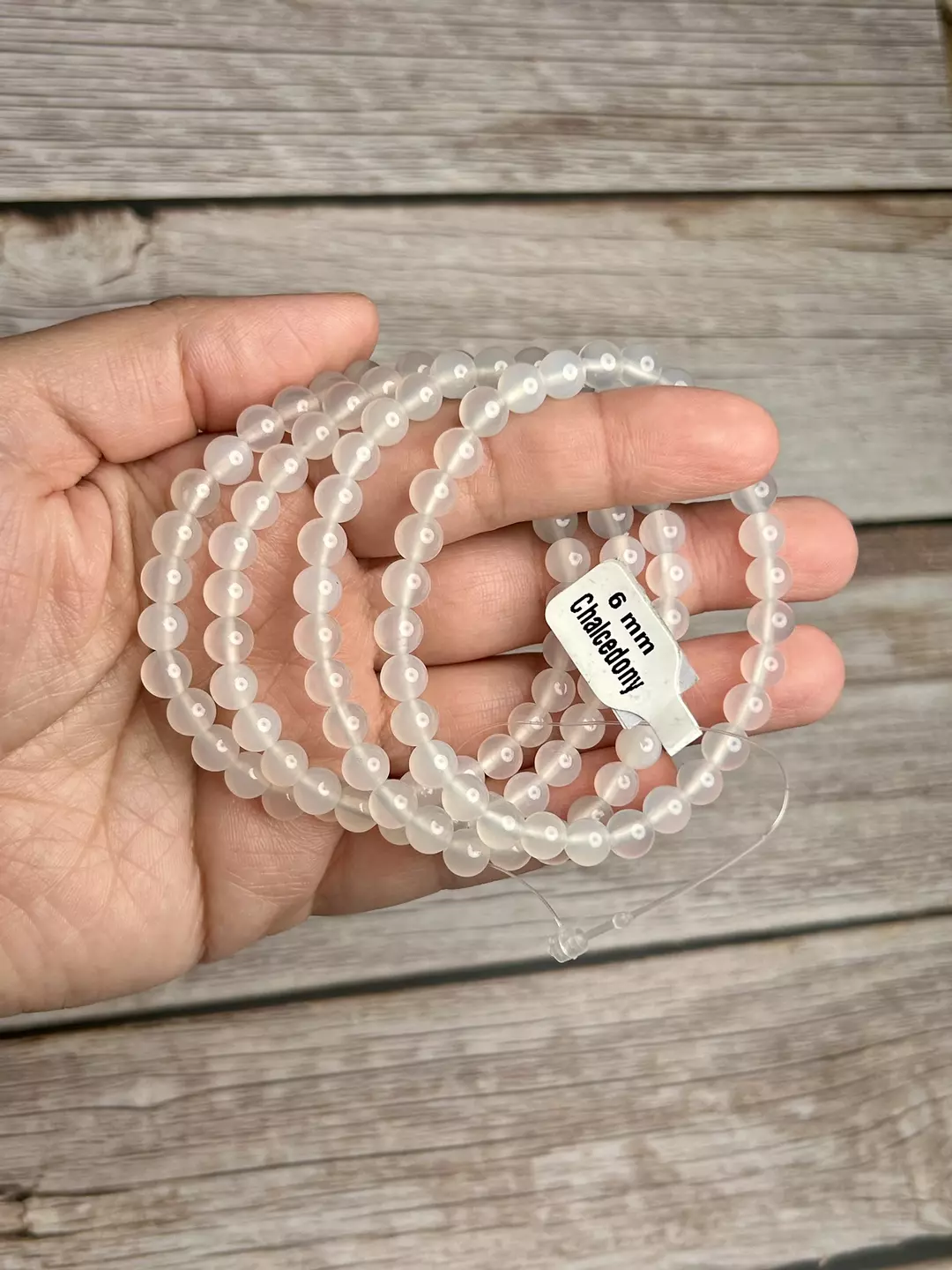 White chalcedony bracelet thumbnail