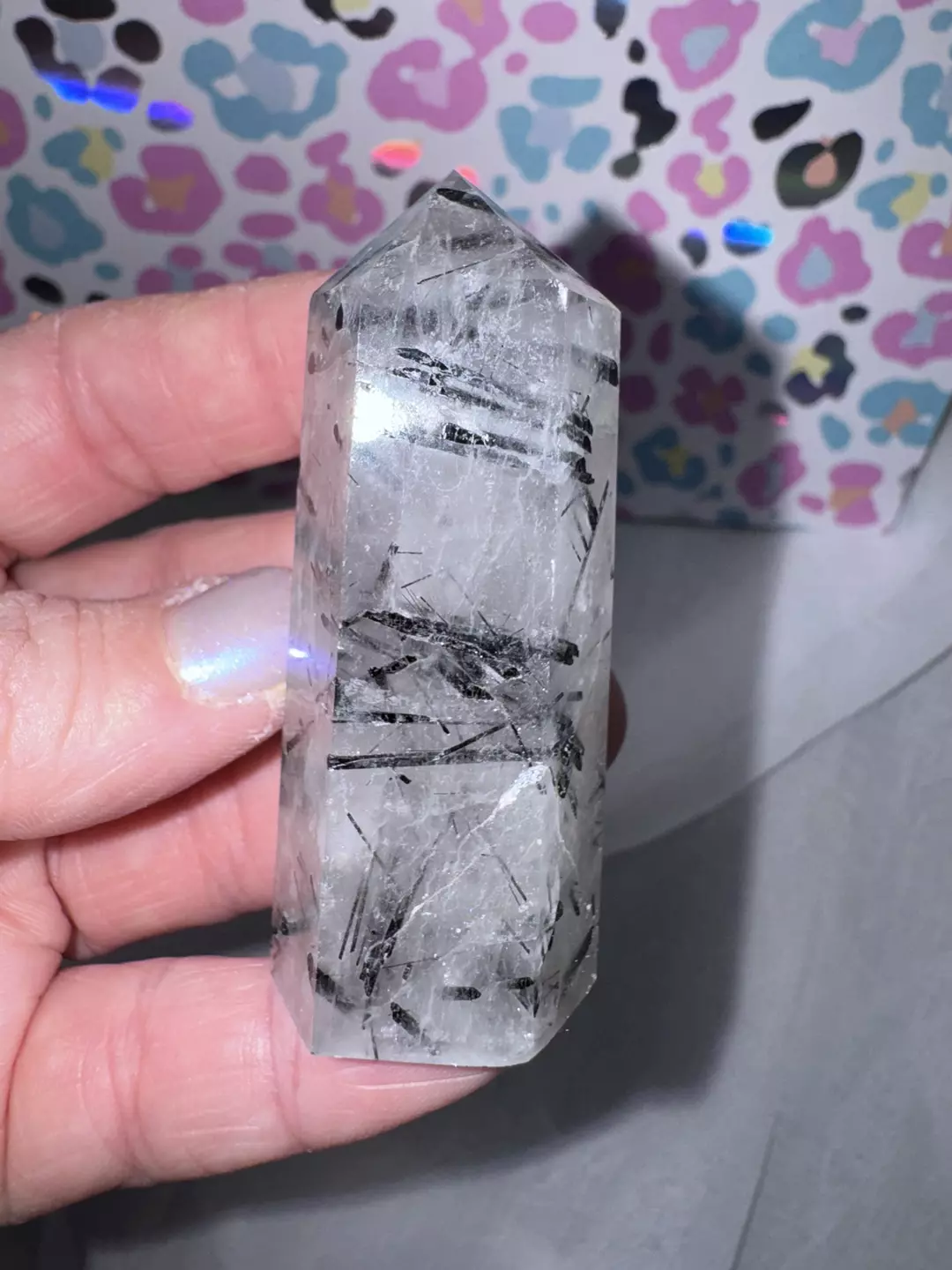 Tourmalinated Quartz Tower thumbnail