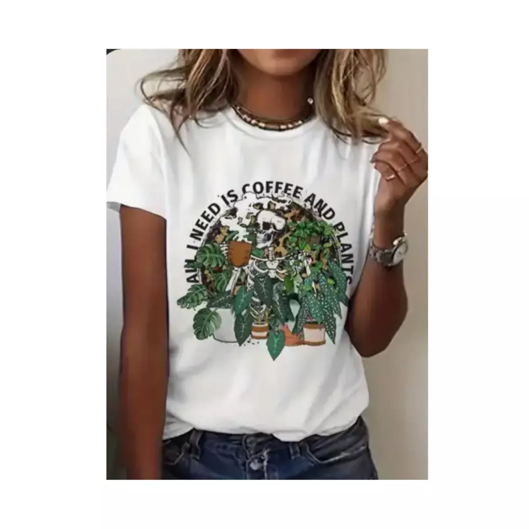 ‘All I Need Is Coffee & Plants’  Tee thumbnail