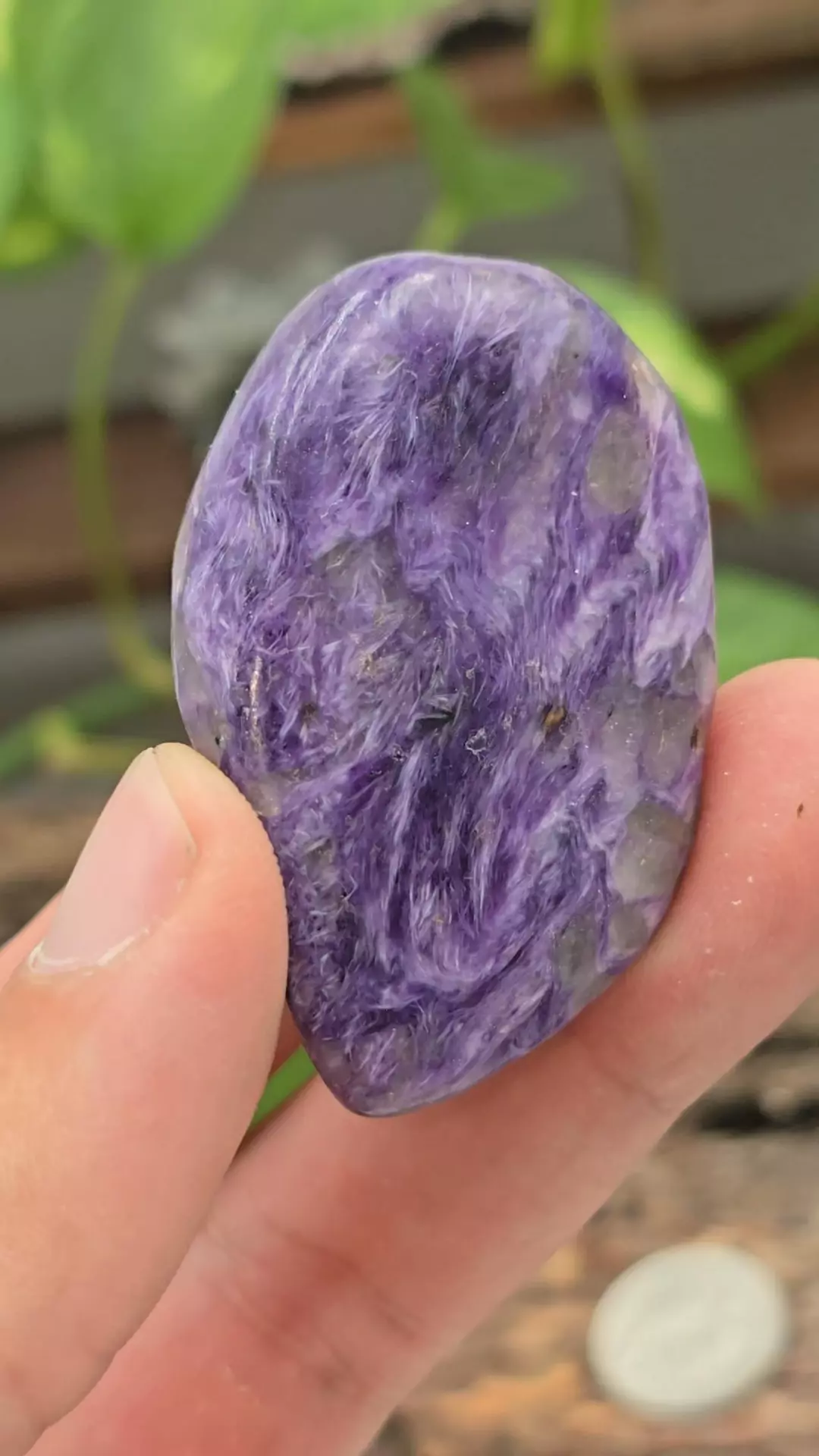 2.25" Charoite Freeform from Russia thumbnail