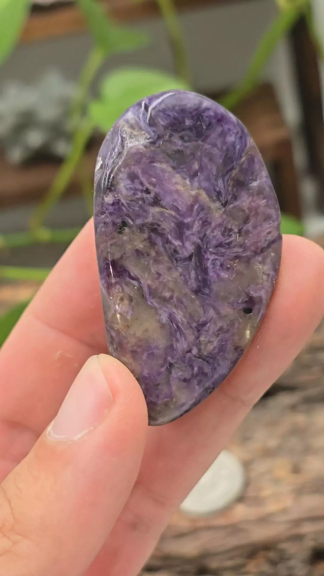 2.5" Charoite Freeform from Russia thumbnail