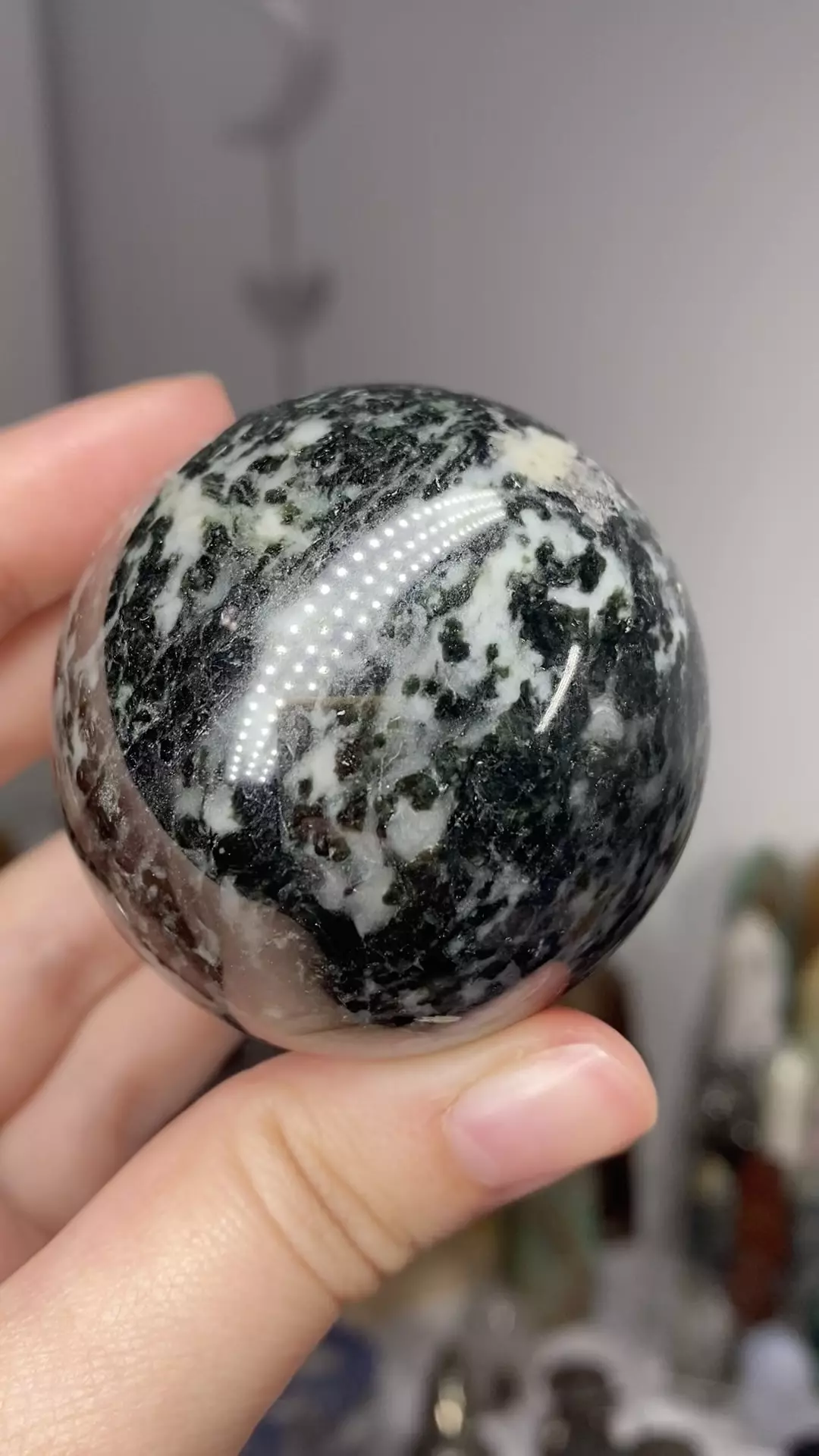Indigo gabbro sphere thumbnail