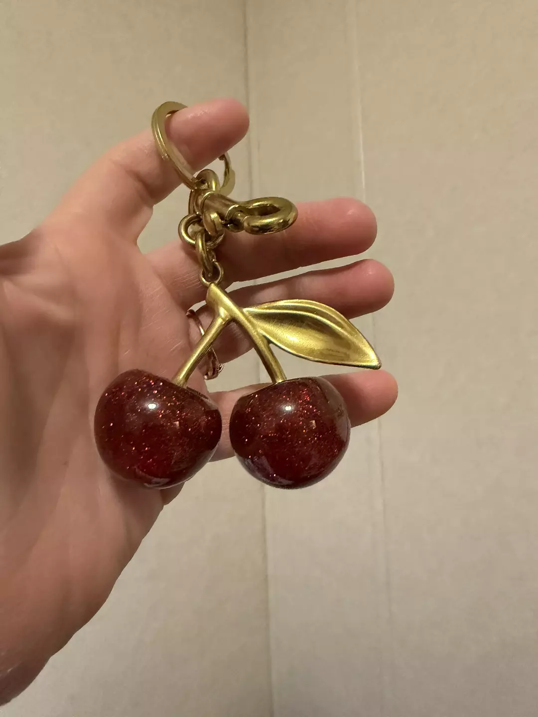 Cherries Large Bag Charm  thumbnail