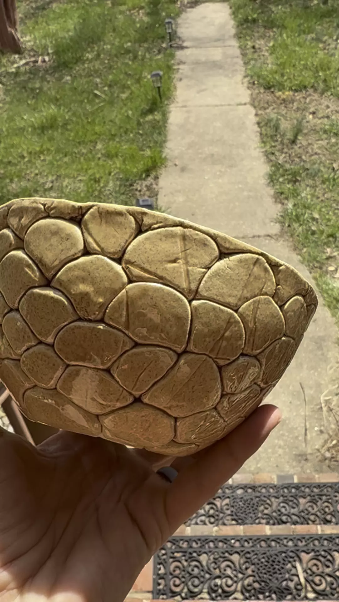 Rescued Pottery- Pebble Bowl! thumbnail