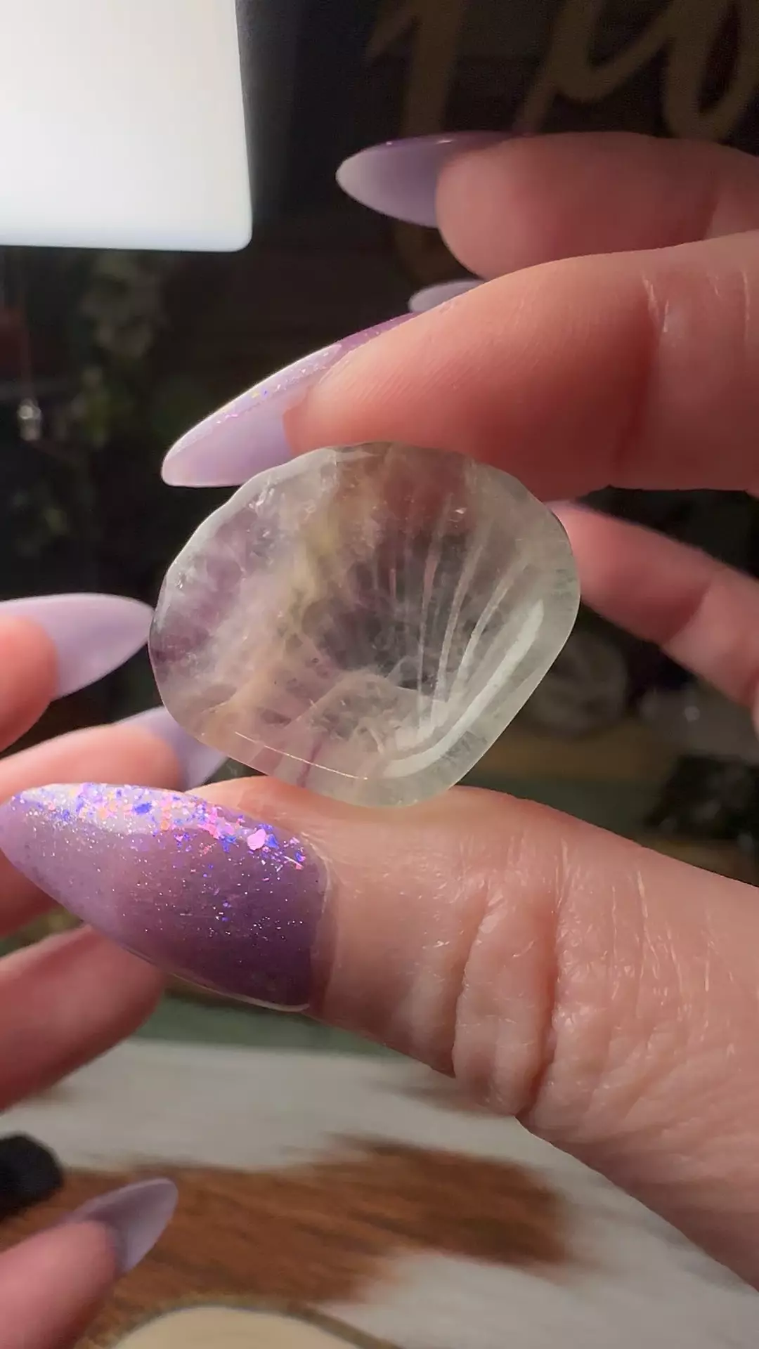 Small Fluorite Bowl Shell #2 thumbnail