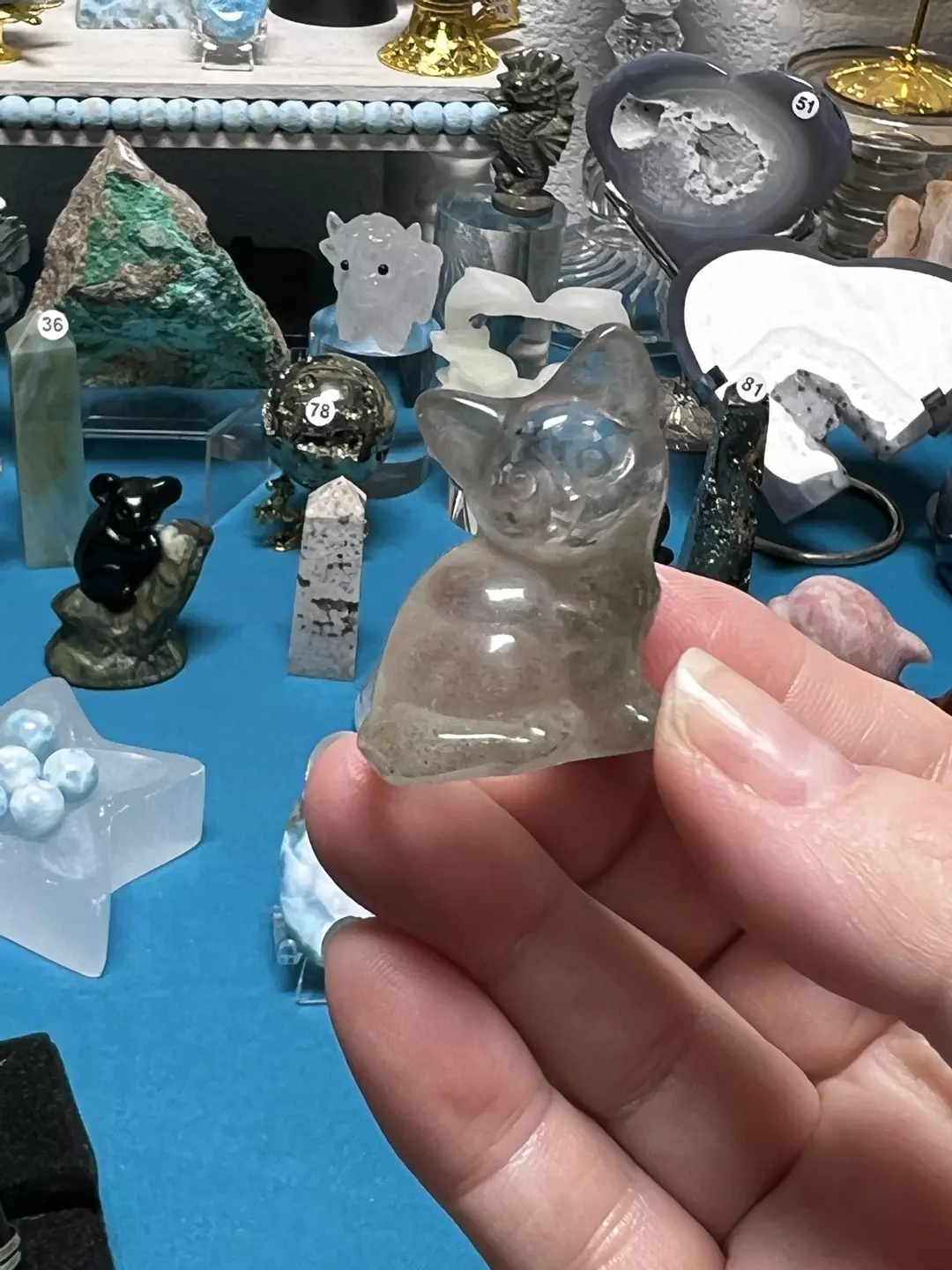 $10| Garden Quartz Cat  thumbnail