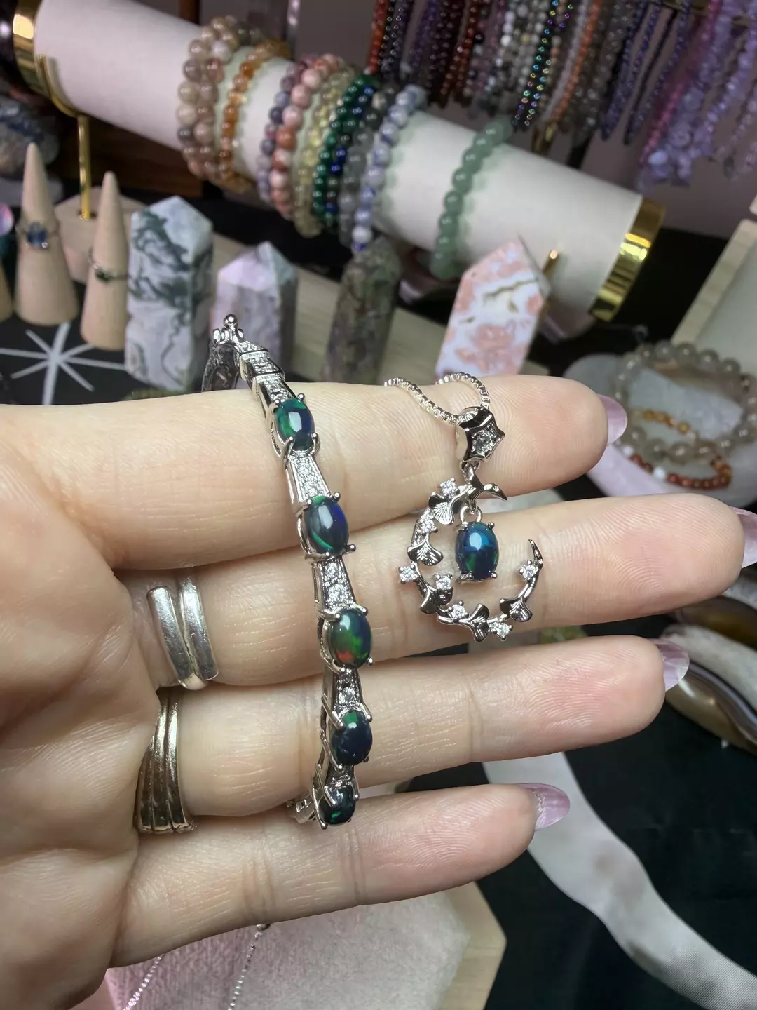 smokey black opal set thumbnail