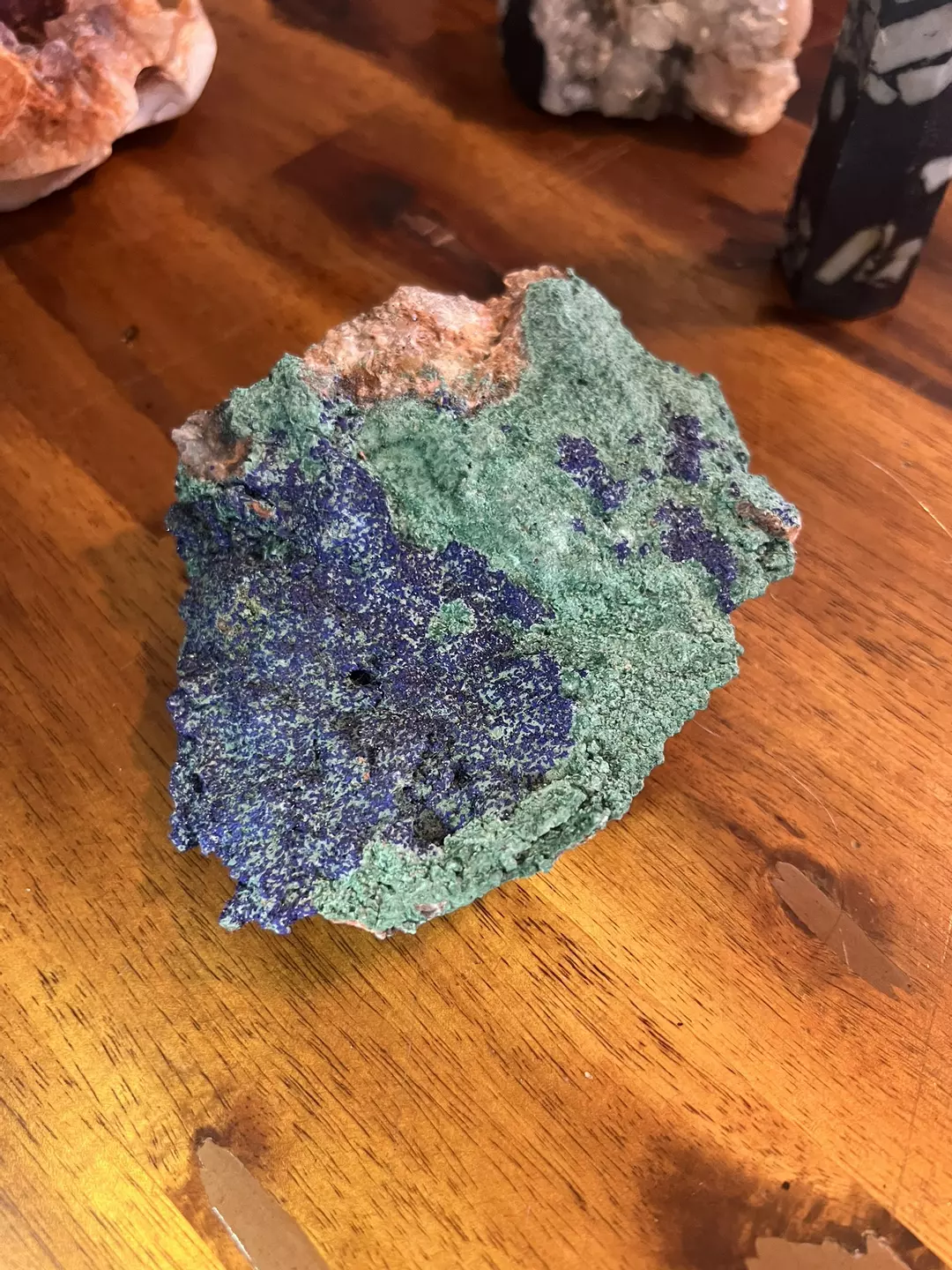 Azurite malachite specie 337 grams thumbnail