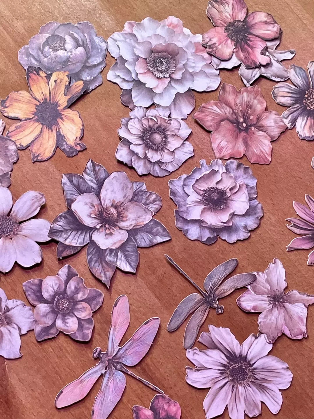 Handmade floral stickers thumbnail