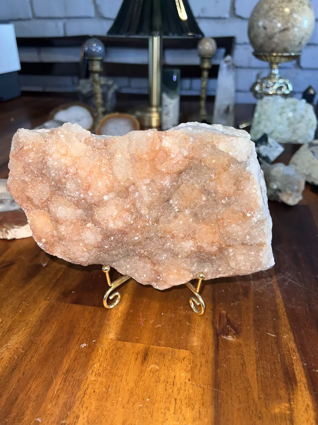 Quartz on lace agate from Washington County Missouri  2lb 11oz thumbnail