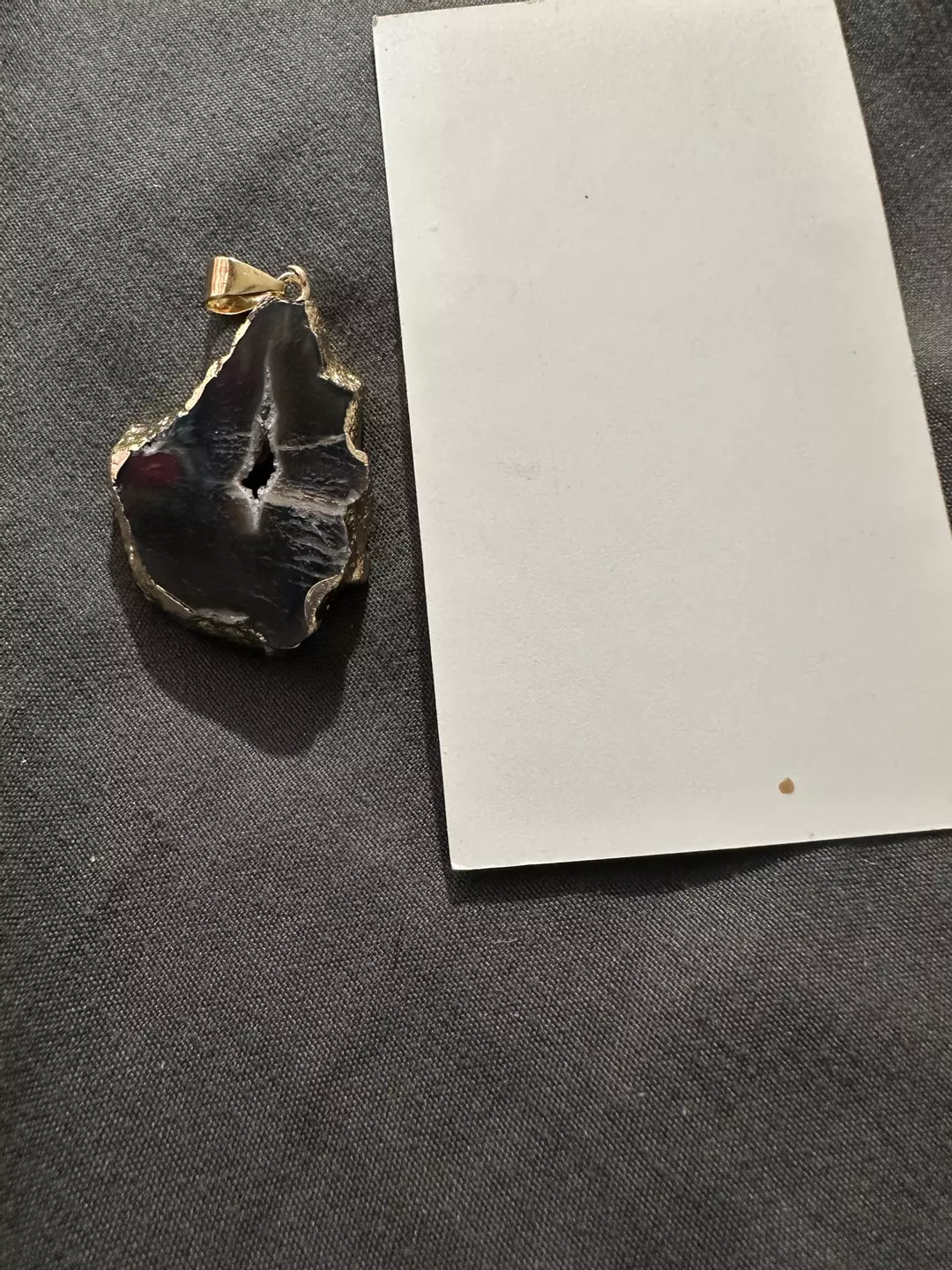 Druzy Agate pendant thumbnail