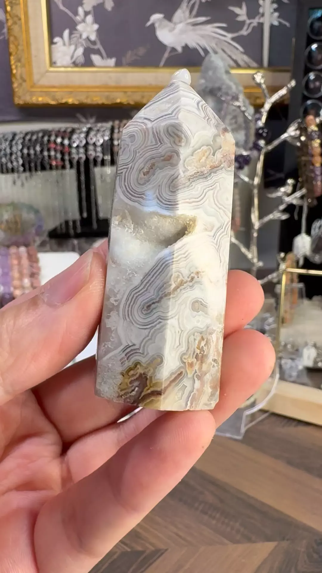 Mexican Lace Agate Tower #7 thumbnail
