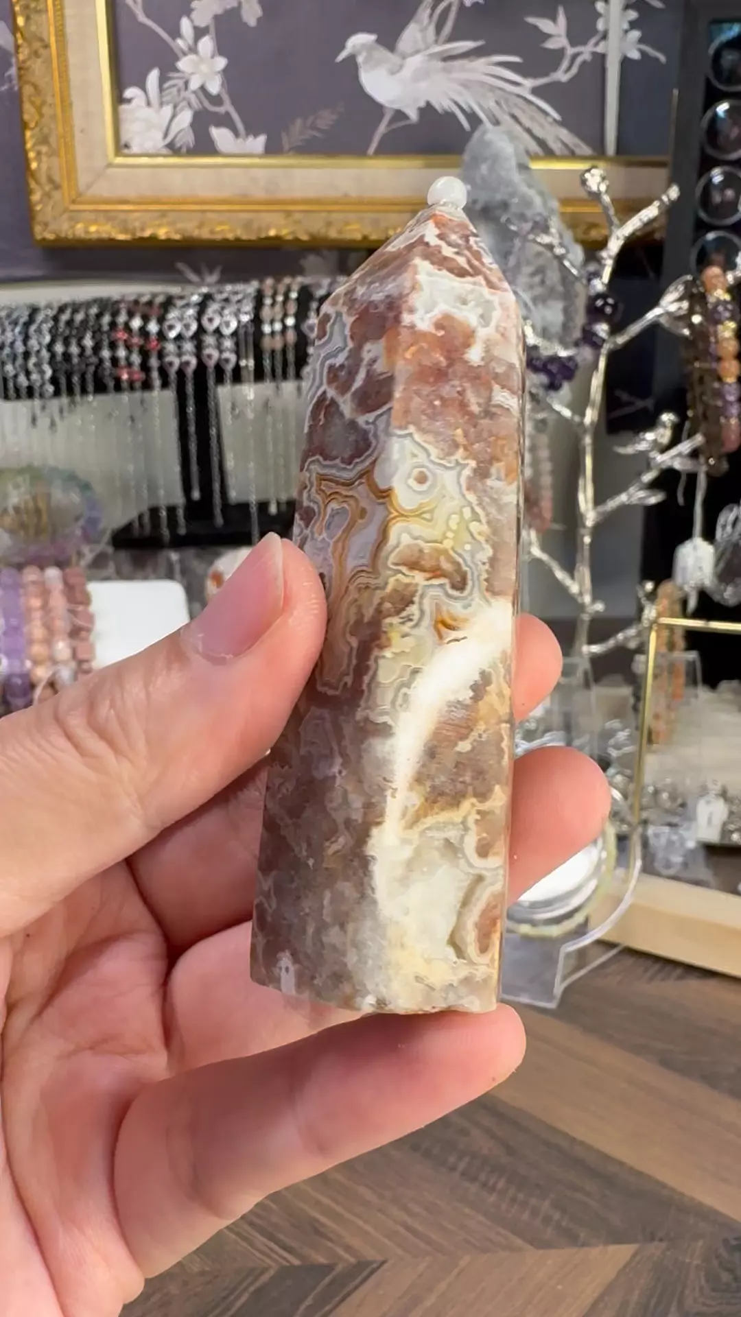 Mexican Lace Agate Tower #10 thumbnail