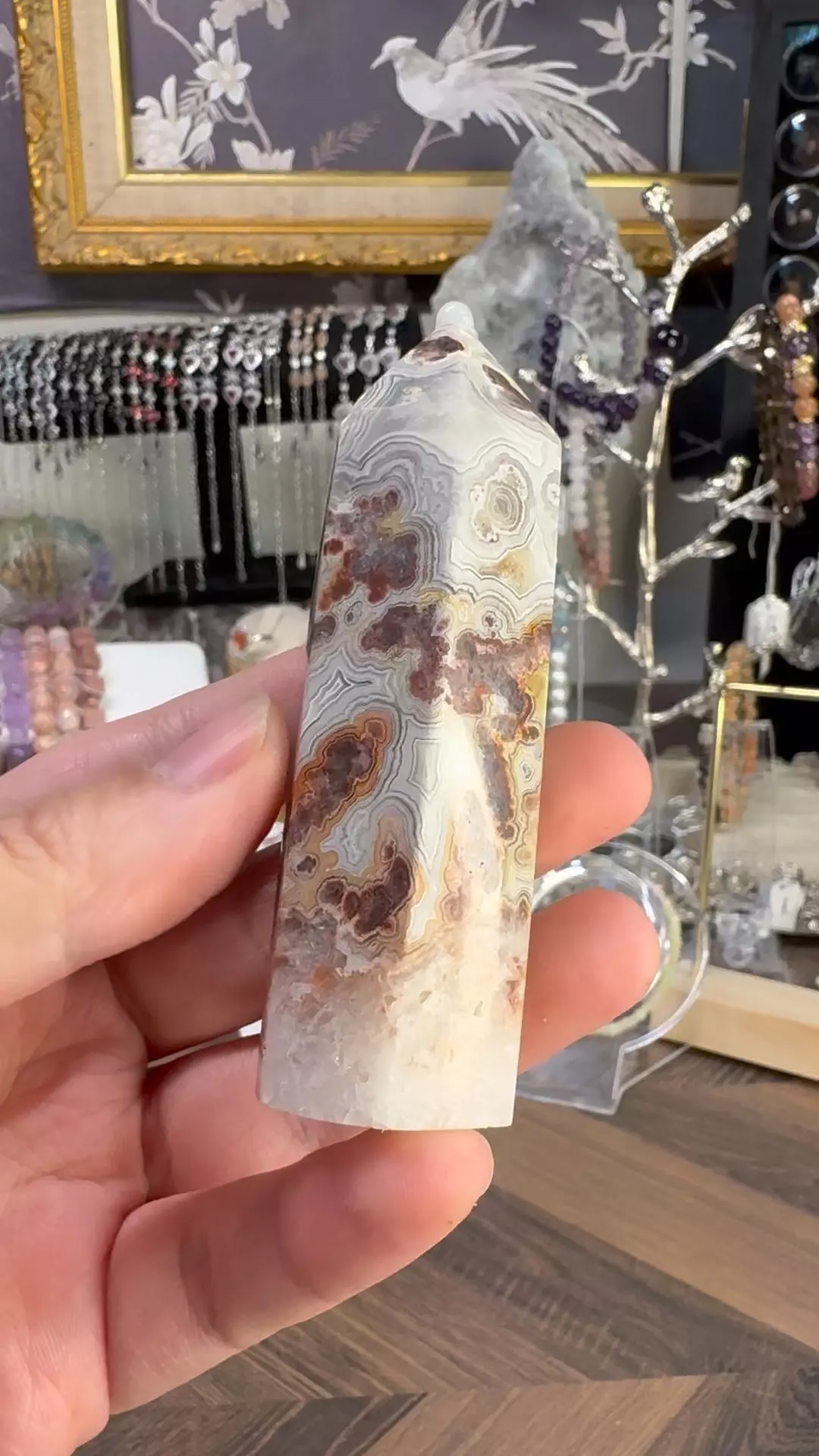 Mexican Lace Agate Tower #9 thumbnail