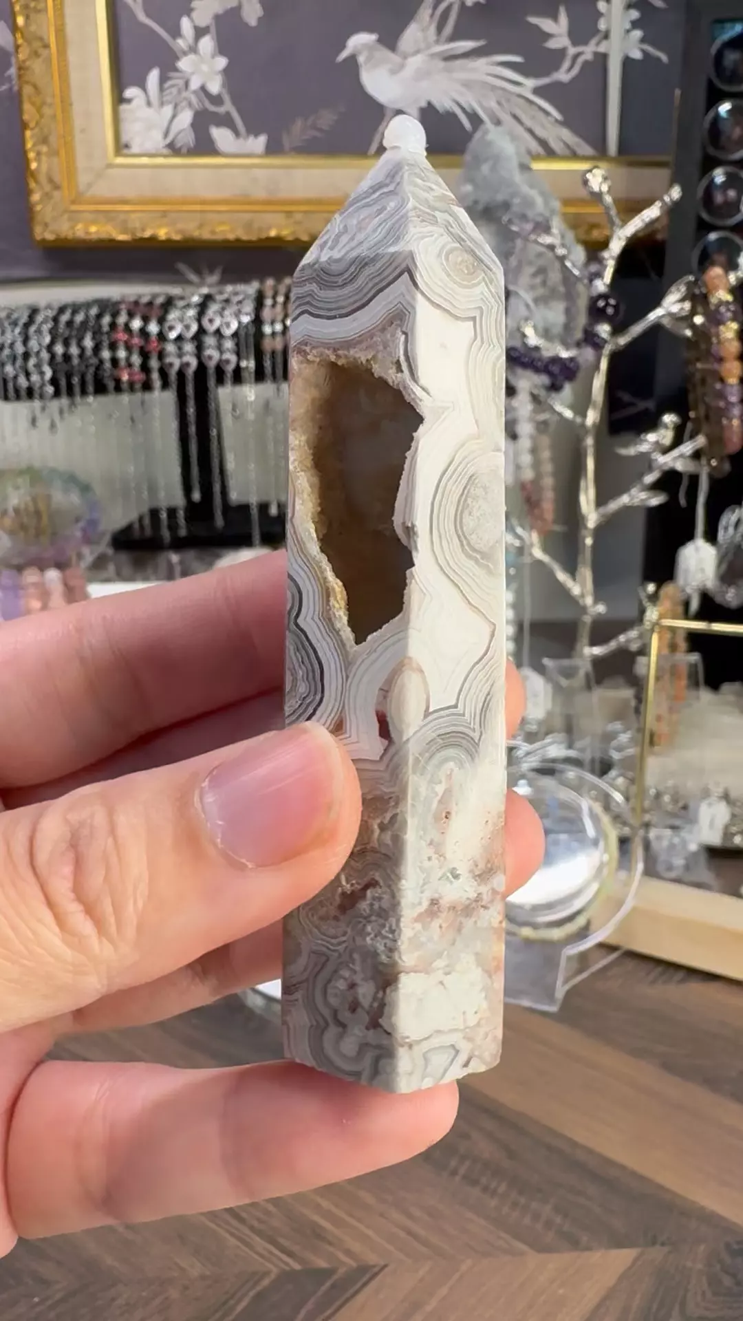 Mexican Lace Agate Tower #8 thumbnail