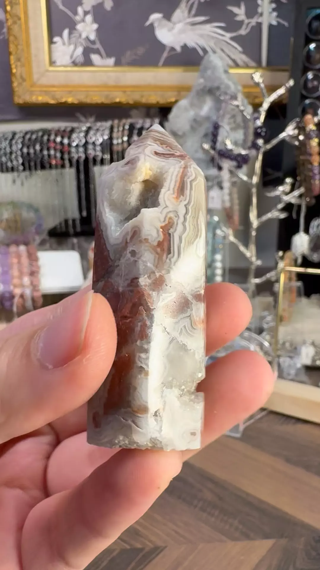 Mexican Lace Agate Tower #4 thumbnail