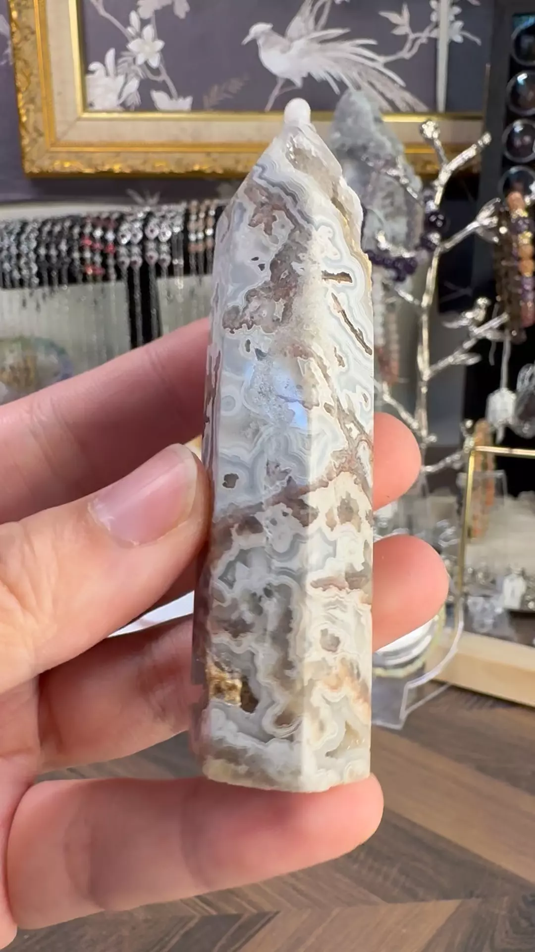 Mexican Lace Agate Tower #2 thumbnail