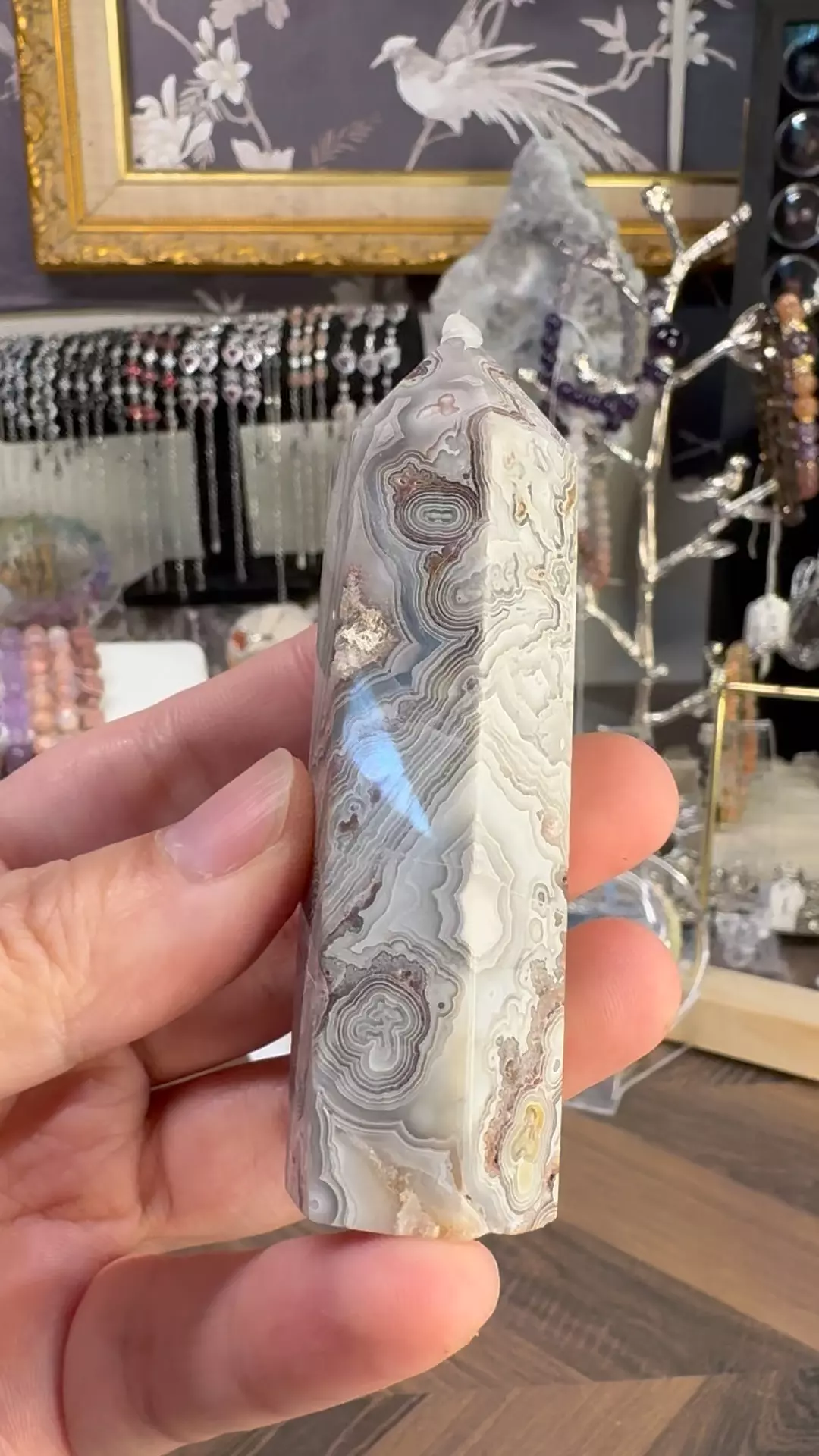 Mexican Lace Agate Tower #6 thumbnail
